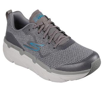 Grey / Blue Skechers Max Cushioning Premier - Your Planet | 6337E_USA