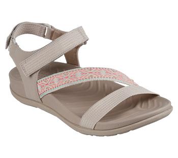 Grey Brown / Coral Skechers Reggae-Lite - Beachy Sunrise | 48285_USA