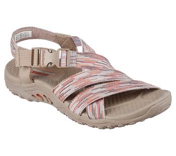 Grey Brown / Coral Skechers Reggae - Vivid Cosmos | 4878C_USA