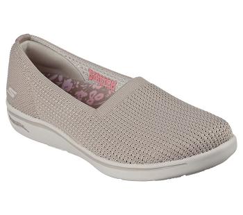 Grey Brown Skechers Arch Fit Uplift - Sweet Notion | 2855G_USA