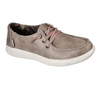 Grey Brown Skechers BOBS Skipper - Sandbar Social | 6454L_USA