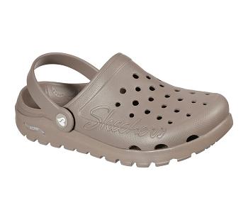 Grey Brown Skechers Foamies: Arch Fit Footsteps - Pure Joy | 57794_USA