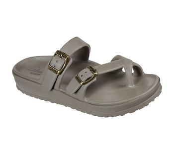 Grey Brown Skechers Foamies: Cali Breeze 2.0 - Carefree | 4201B_USA