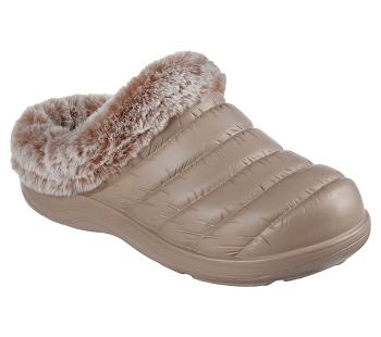 Grey Brown Skechers Foamies: Cozy Camper - Restful | 64925_USA