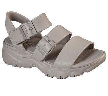 Grey Brown Skechers Foamies: D'Lites 2.0 - Style Icon | 4076R_USA