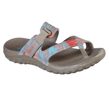 Grey Brown Skechers Foamies: Reggae - Rainforest | 44053_USA