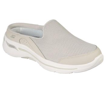 Grey Brown Skechers GOwalk Arch Fit - Seven Seas | 55130_USA