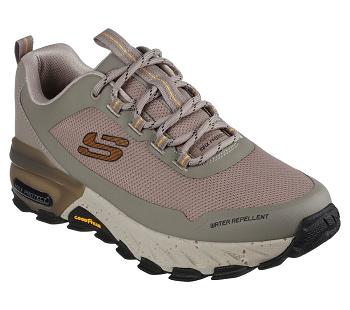 Grey Brown Skechers Max Protect - Liberated | 5858L_USA