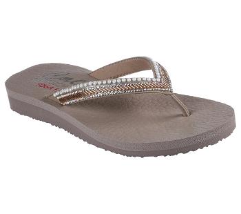 Grey Brown Skechers Meditation - Fancy Pearl | 5667Q_USA