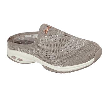 Grey Brown Skechers Relaxed Fit: Commute Time - In Knit To Win | 4454L_USA