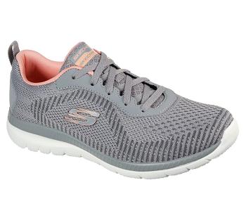 Grey / Coral Skechers Bountiful - Purist | 66940_USA