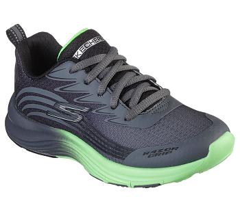 Grey / Green Skechers Razor Grip - Sonictron | 1920B_USA