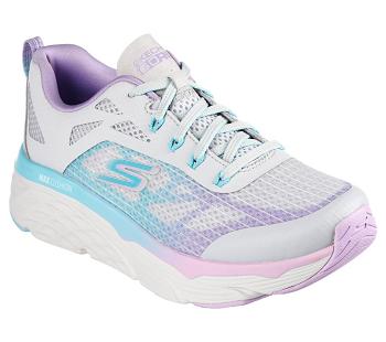 Grey / Lavender Skechers Max Cushioning Elite - Even Stride | 7594K_USA