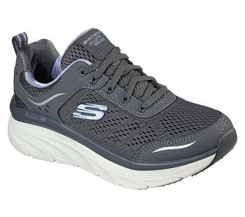 Grey / Lavender Skechers Relaxed Fit: D'Lux Walker - Infinite Motion | 68974_USA