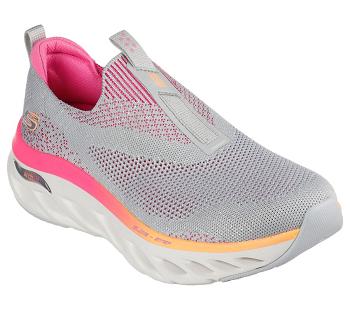 Grey / Multicolor Skechers Arch Fit Glide-Step | 48480_USA