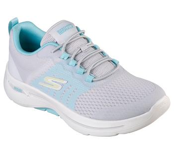 Grey / Multicolor Skechers GO WALK ARCH FIT - Cosmic Lights | 1588K_USA