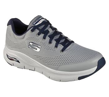 Grey / Navy Skechers Arch Fit | 57125_USA