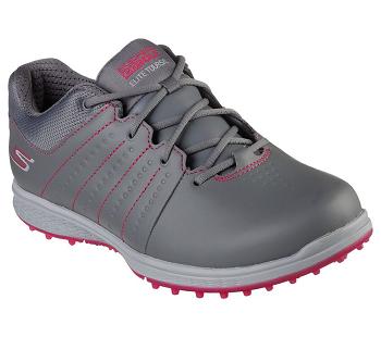 Grey / Pink Skechers GO GOLF Elite Tour SL | 3403D_USA