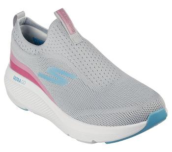 Grey / Pink Skechers GOrun Elevate - Hot Streak | 7222R_USA