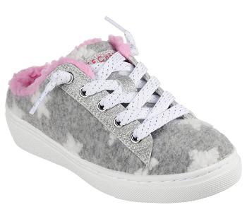Grey / Pink Skechers Goldie - Generation Cozy | 5370L_USA