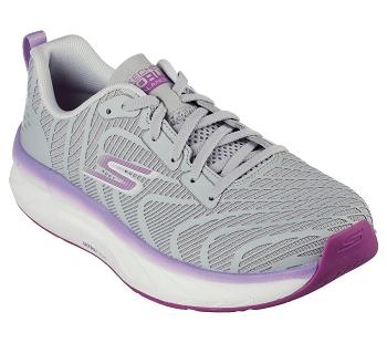 Grey / Purple Skechers GO RUN Balance 2 | 5323E_USA