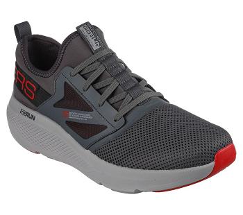 Grey / Red Skechers GOrun Elevate - Ultimate Valor | 44645_USA