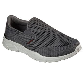Grey / Red Skechers Relaxed Fit: Equalizer 4.0 - Triple-Play | 7575X_USA