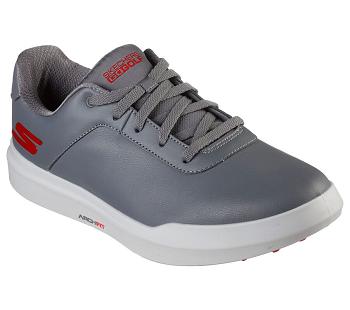 Grey / Red Skechers Relaxed Fit: GO GOLF Drive 5 | 3876K_USA