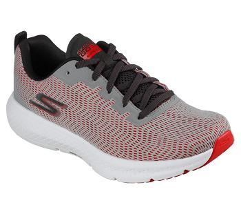 Grey / Red Skechers Relaxed Fit®: GO RUN® Supersonic | 4700R_USA
