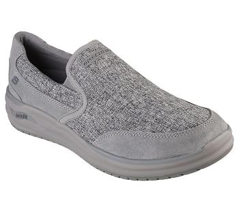 Grey Skechers Arch Fit Melo - Ranston | 5382A_USA