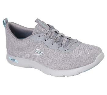 Grey Skechers Arch Fit Refine - Lavish | 4374L_USA