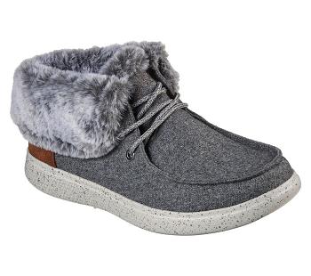 Grey Skechers BOBS Skipper - Cotton Tails | 3321E_USA