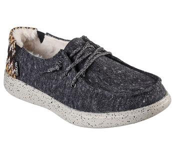 Grey Skechers BOBS Skipper - Cozyville | 6428L_USA