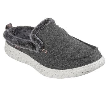 Grey Skechers BOBS Skipper - Wild Wooly | 4254C_USA