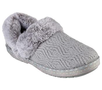 Grey Skechers BOBS Too Cozy - Deco Drifter | 6276S_USA