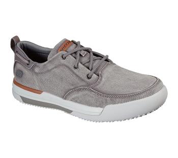 Grey Skechers Brewer - Portero | 7581B_USA