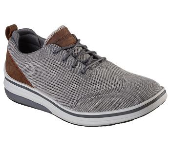 Grey Skechers Casual Cell Wrap - Robinson | 1061G_USA