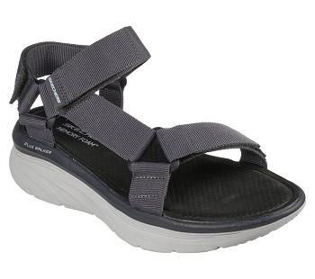 Grey Skechers D'Lux Walker | 6558L_USA