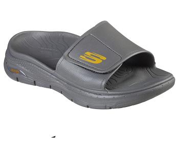 Grey Skechers Foamies: Arch Fit - Feelin Fresh | 6458S_USA