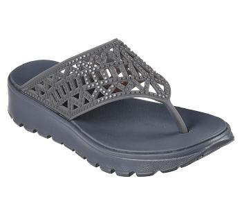 Grey Skechers Foamies: Footsteps - She's Cute | 41265_USA