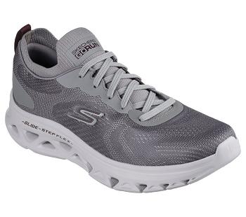 Grey Skechers GO RUN Glide-Step Flex - Radar | 6612L_USA