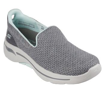 Grey Skechers GO WALK Arch Fit - Our Earth | 1330W_USA