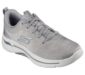 Grey Skechers GOwalk Arch Fit - Moon Shadows | 6673D_USA