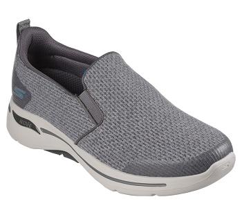 Grey Skechers GOwalk Arch Fit - Our Earth | 7764C_USA