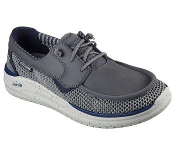 Grey Skechers Relaxed Fit: Arch Fit Melo - Waymer | 7881P_USA