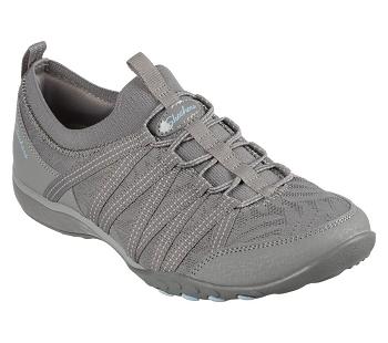 Grey Skechers Relaxed Fit: Breathe-Easy - First Light | 6374W_USA