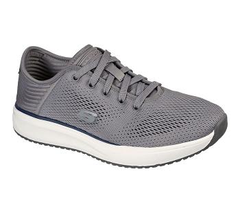 Grey Skechers Relaxed Fit: Crowder - Freewell | 1436L_USA