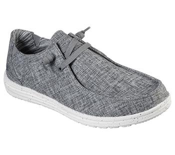 Grey Skechers Relaxed Fit: Melson - Chad | 4268W_USA