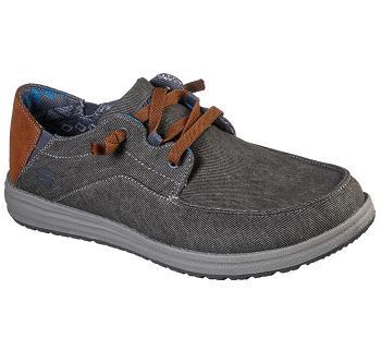 Grey Skechers Relaxed Fit: Melson - Planon | 5557E_USA