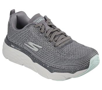 Grey / Turquoise Skechers Max Cushioning Elite - Your Planet | 7373B_USA